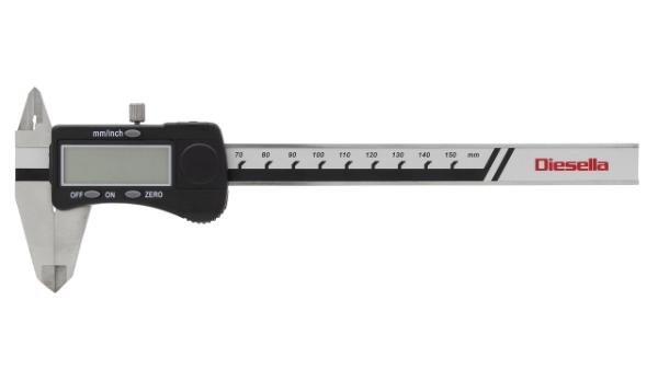 Digital Skjutmått 0-150 x 0,01 mm med skänkellängd 40 mm